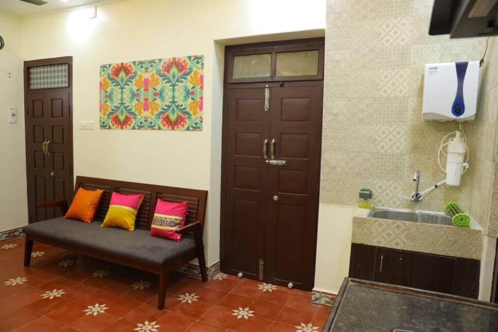 Heritage Home With 2 Bed/2 Bath With Kitchen In A Residential Neighborhood. Madurai Eksteriør bilde