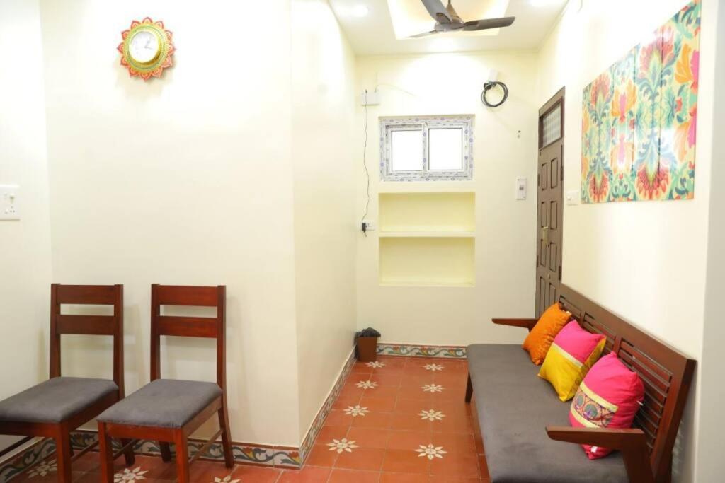 Heritage Home With 2 Bed/2 Bath With Kitchen In A Residential Neighborhood. Madurai Eksteriør bilde